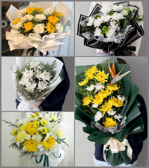 四川乐山市中区普仁乡白事花束代送